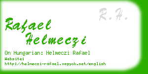 rafael helmeczi business card